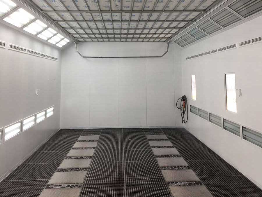 Moderne spuitcabine