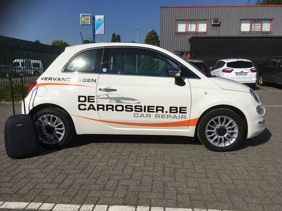Gratis vervangwagen tijdens herstelling